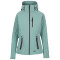 Black - Close up - Trespass Womens-Ladies Bela II Waterproof Softshell Jacket