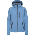 Denim Blue - Front - Trespass Womens-Ladies Bela II Waterproof Soft Shell Jacket