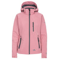 Dusty Rose - Front - Trespass Womens-Ladies Bela II Waterproof Soft Shell Jacket