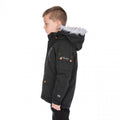Black - Back - Trespass Childrens Boys Holsey Waterproof Parka Jacket