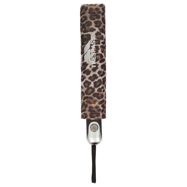 Leopard Print - Back - Trespass Maggiemay Automatic Umbrella
