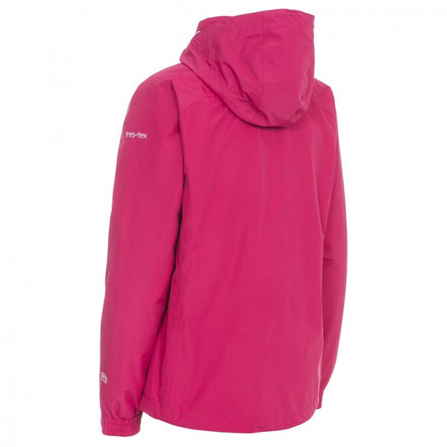 Cerise - Back - Trespass Womens-Ladies Trailwind Waterproof 3-In-1 Jacket