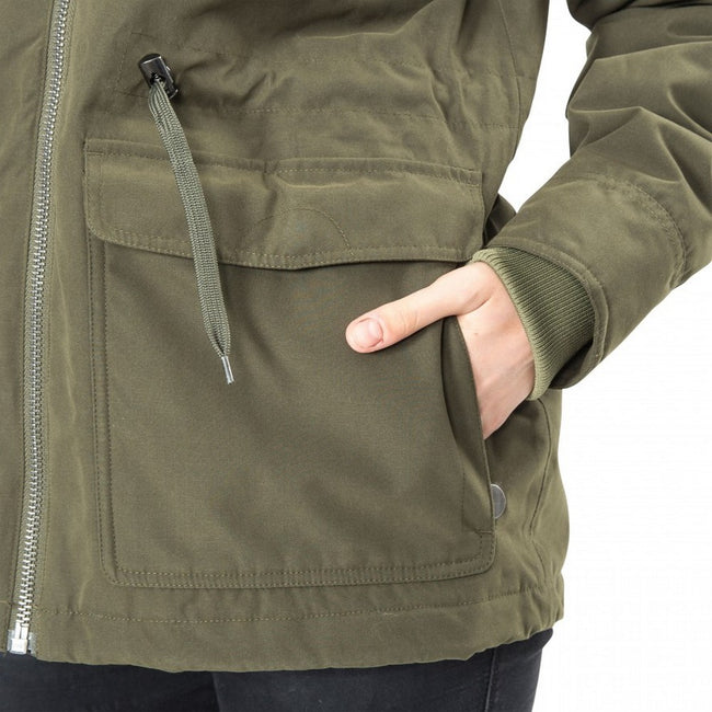 Moss - Lifestyle - Trespass Womens-Ladies Forever Wateproof Parka Jacket