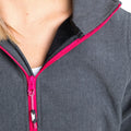 Carbon - Close up - Trespass Womens-Ladies Ramona Waterproof Softshell Jacket