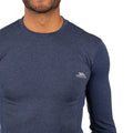 Navy Marl - Side - Trespass Mens Timo Long Sleeve Active Top