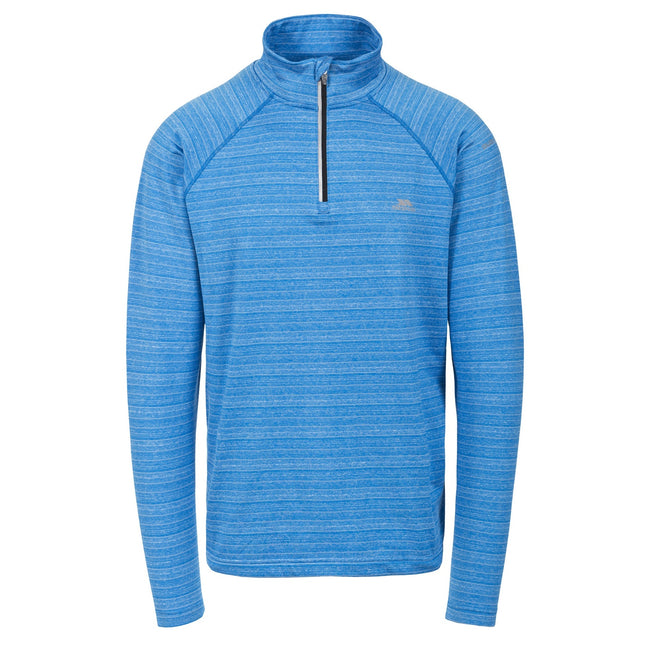 Bright Blue - Front - Trespass Mens Birney Long Sleeve Active Top