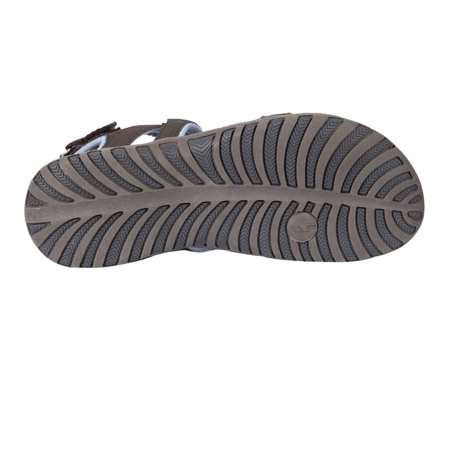 Coffee - Back - Trespass Womens-Ladies Serac Walking Sandals