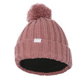 Dusty Rose - Back - Trespass Womens-Ladies Alisha Winter Pom Pom Hat