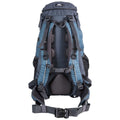 Navy - Back - Trespass Inverary Rucksack-Backpack (45 Litres)