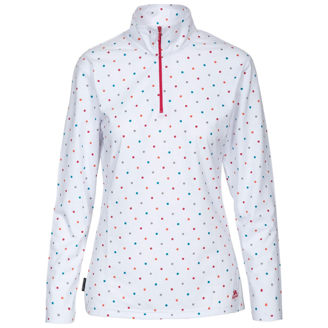 RAINBOW SPOT - Back - Trespass Womens-Ladies Betty II 1-2 Zip Long Sleeve Top
