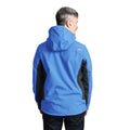 Blue - Back - Trespass Mens Strathy II Softshell Jacket