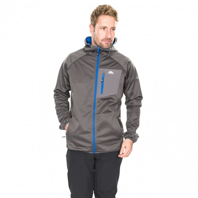 Carbon Marl - Side - Trespass Mens Dayton Softshell Jacket