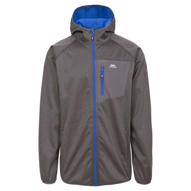 Carbon Marl - Front - Trespass Mens Dayton Softshell Jacket