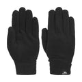 Black - Front - Trespass Mens Gaunt II Fleece Gloves
