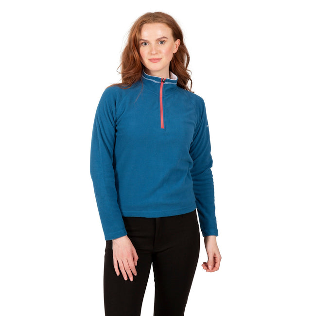 Marine-Cosmic Blue - Side - Trespass Womens-Ladies Skylar Fleece Top