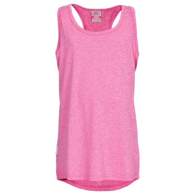 Fuchsia - Front - Trespass Childrens Girls Bali Active Vest Top