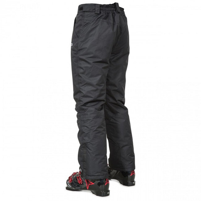 Black - Back - Trespass Mens Toledo Waterproof Ski Trousers