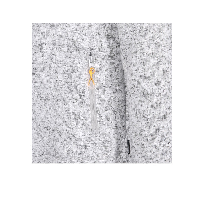 Grey Marl - Pack Shot - Trespass Mens Wallow Full Zip Fleece Jacket