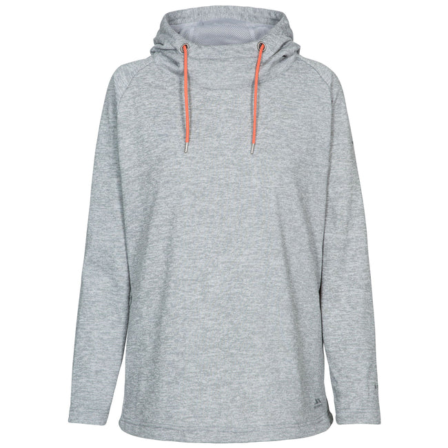 Grey Marl - Front - Trespass Womens-Ladies Stumble Hooded Fleece
