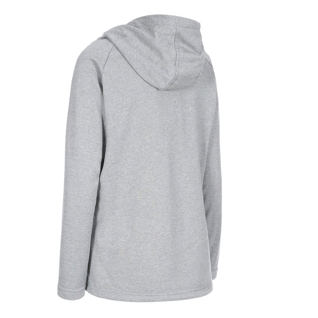 Grey Marl - Back - Trespass Womens-Ladies Stumble Hooded Fleece