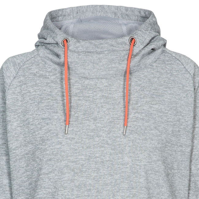 Grey Marl - Side - Trespass Womens-Ladies Stumble Hooded Fleece