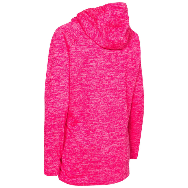 Pink Lady Marl - Back - Trespass Womens-Ladies Stumble Hooded Fleece