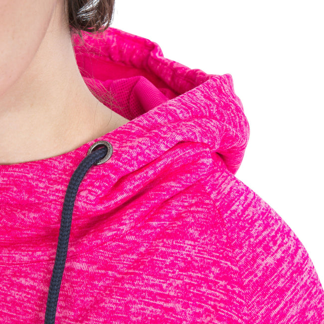 Pink Lady Marl - Pack Shot - Trespass Womens-Ladies Stumble Hooded Fleece