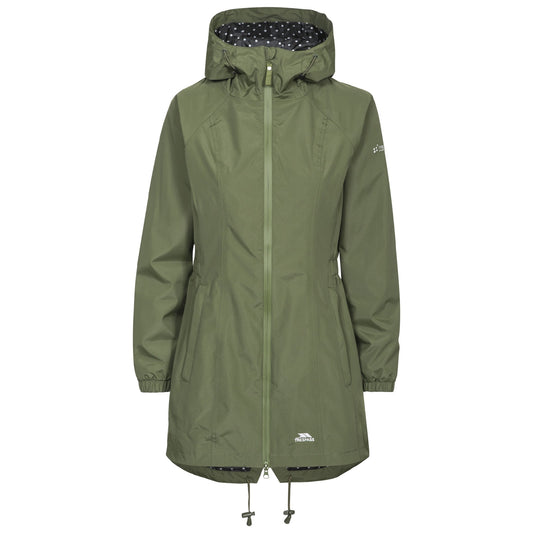 Moss - Front - Trespass Womens-Ladies Waterproof Shell Jacket