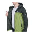 Olive - Close up - Trespass Mens Palin Waterproof Softshell Jacket