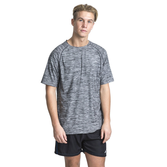 Carbon Marl - Back - Trespass Mens Gaffney Active T-Shirt