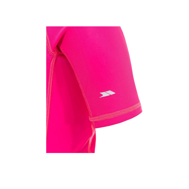 Pink Lady - Lifestyle - Trespass Childrens-Kids Crew Rash Guard Top