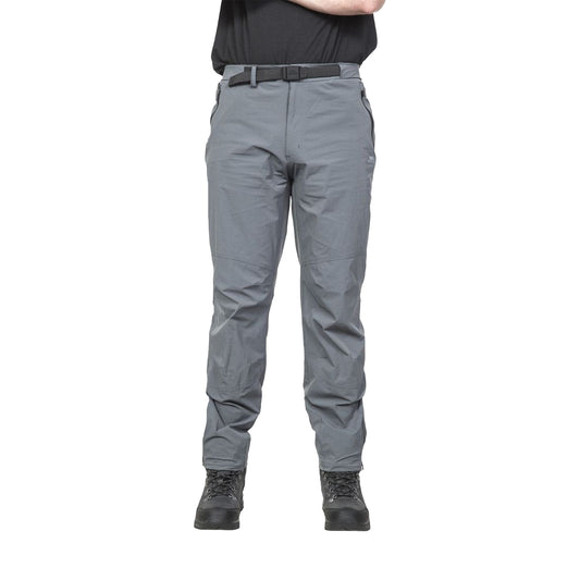 Carbon - Front - Trespass Mens Stormed Adventure Trousers