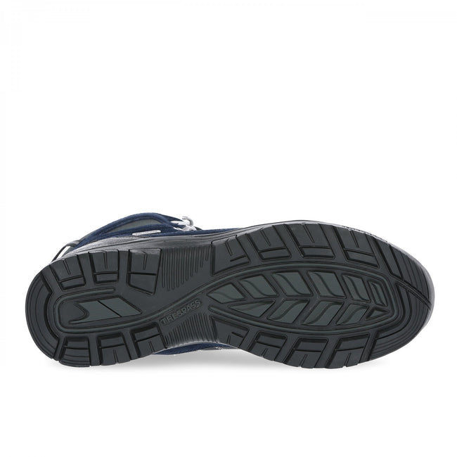 Navy - Lifestyle - Trespass Mens Chavez Mid Cut Hiking Boots