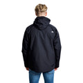 Black - Side - Trespass Mens Edwards II Waterproof Jacket