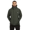 Olive - Back - Trespass Mens Edwards II Waterproof Jacket