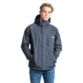 Carbon - Back - Trespass Mens Edwards II Waterproof Jacket