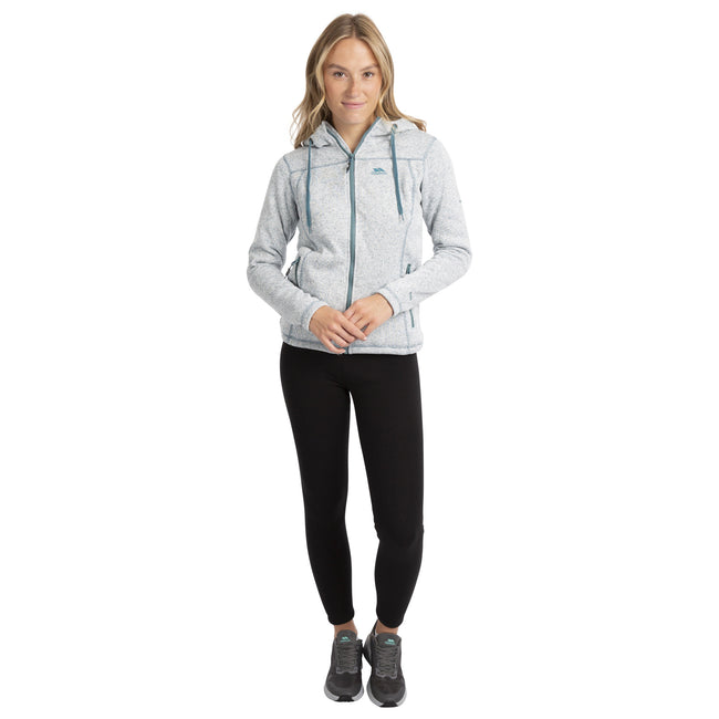 Aquamarine - Side - Trespass Womens-Ladies Odelia Fleece Jacket