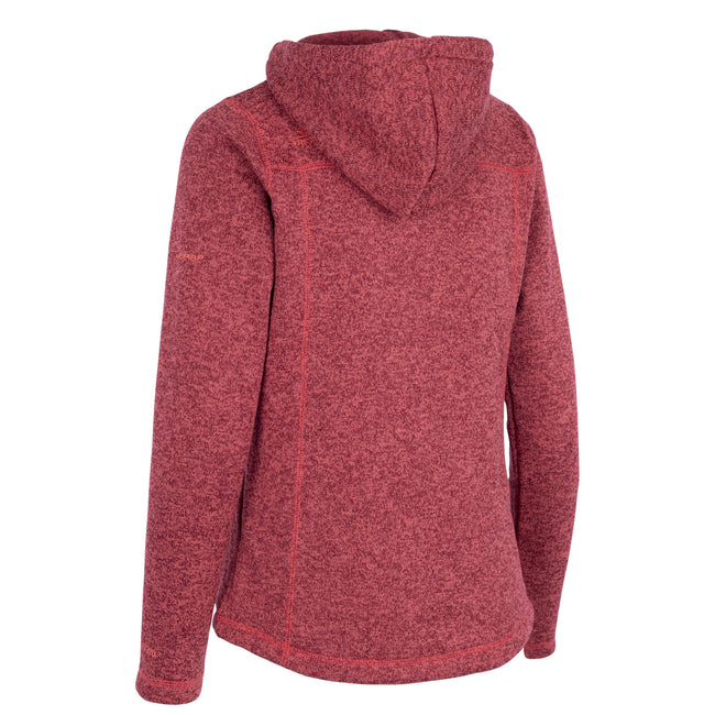 Dark Cherry - Back - Trespass Womens-Ladies Odelia Fleece Jacket
