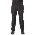 Black - Side - Trespass Mens Passcode Hiking Trousers