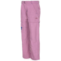 Mauve - Back - Trespass Childrens-Kids Defender Adventure Trousers