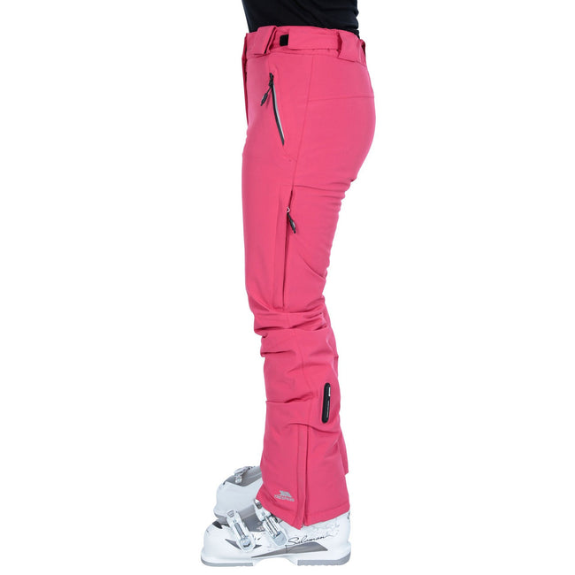 Raspberry - Lifestyle - Trespass Womens-Ladies Solitude II Ski Trousers