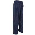 Dark Navy - Back - Trespass Adults Unisex Qikpac Overtrousers-Bottoms