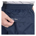 Dark Navy - Side - Trespass Adults Unisex Qikpac Overtrousers-Bottoms