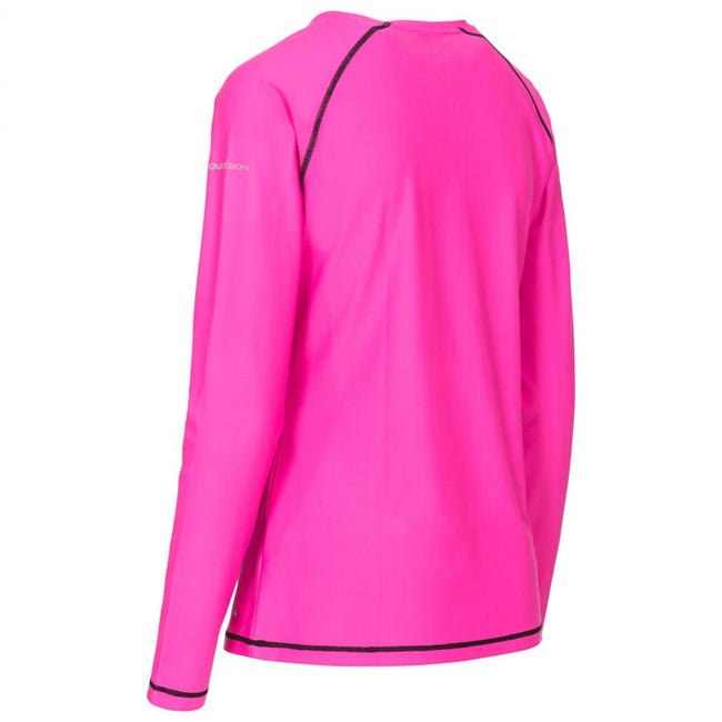 Pink Glow - Back - Trespass Womens-Ladies Hasting Long Sleeved Top