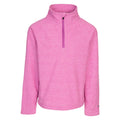 Plum - Front - Trespass Childrens Girls Meadows Fleece
