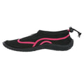 Black-Raspberry - Side - Trespass Adults Unisex Paddle Aqua Swimming Shoe