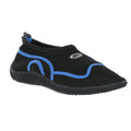 Black-Blue - Front - Trespass Adults Unisex Paddle Aqua Swimming Shoe