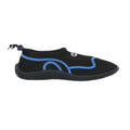 Black-Blue - Back - Trespass Adults Unisex Paddle Aqua Swimming Shoe