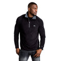 Black - Back - Trespass Mens Blackford Microfleece