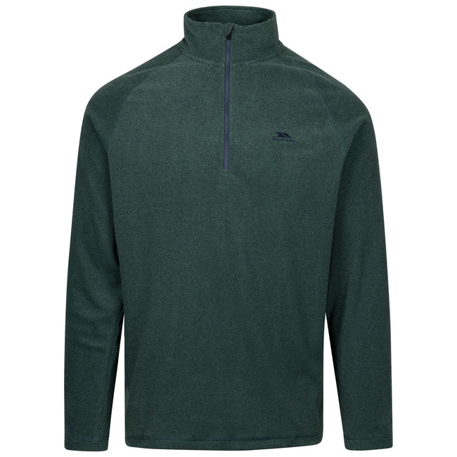 Navy - Lifestyle - Trespass Mens Keynote Anti Pilling 1-4 Zip Fleece Top